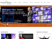 Tablet Screenshot of matchboxgroup.com